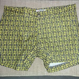 Radical Elements Swim Trunks‎ Men's Yellow Brown Brass Nuckles